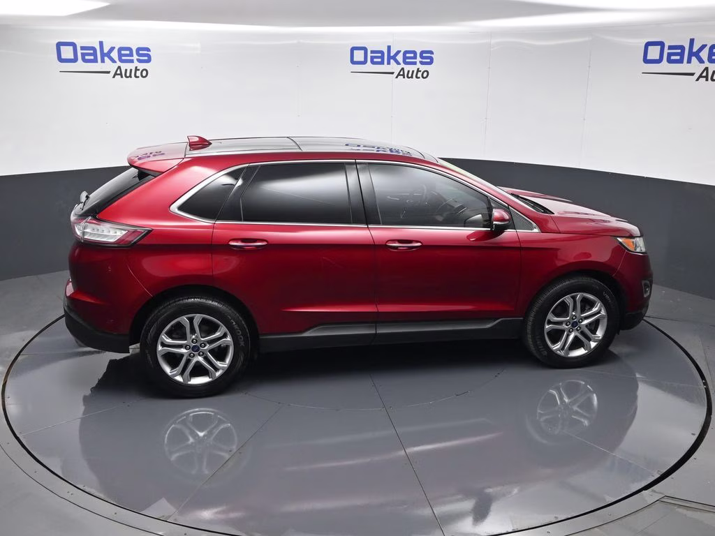 2017 Ruby Red Metallic Ford Edge Titanium FWD SUV