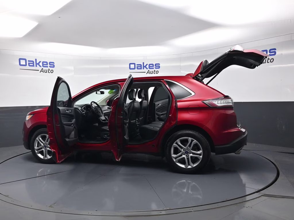 2017 Ruby Red Metallic Ford Edge Titanium FWD SUV