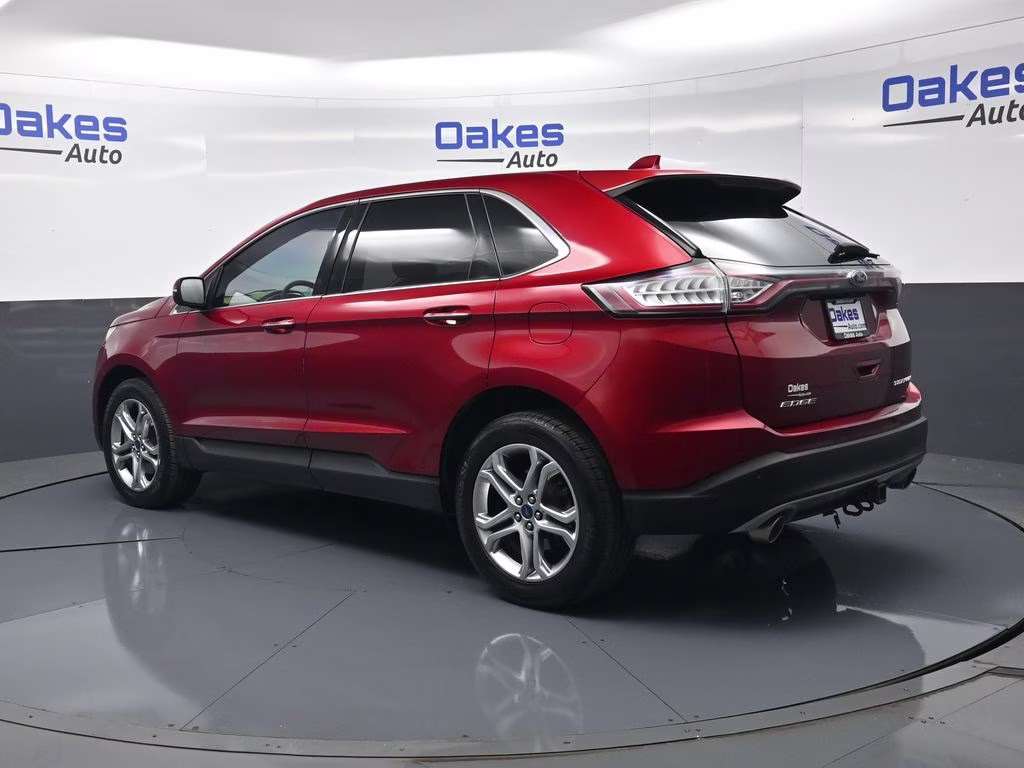 2017 Ruby Red Metallic Ford Edge Titanium FWD SUV