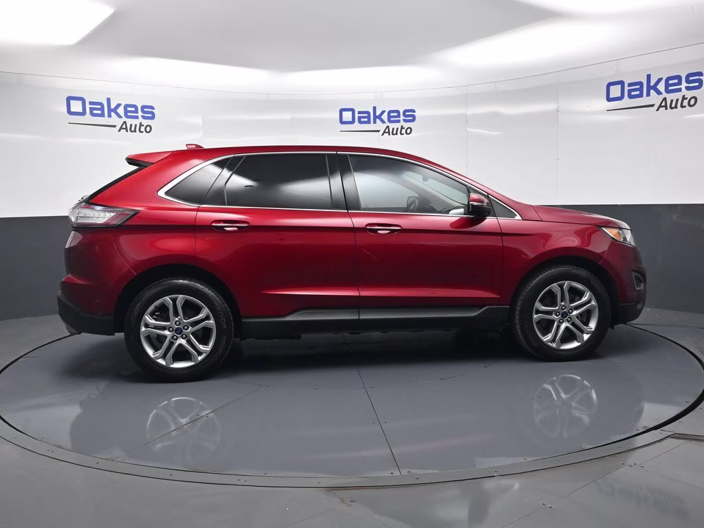 2017 Ruby Red Metallic Ford Edge Titanium FWD SUV