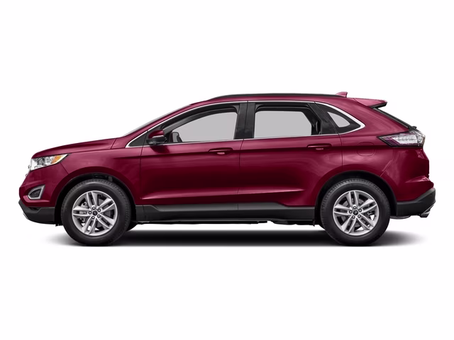2017 Ruby Red Ford Edge Titanium FWD SUV