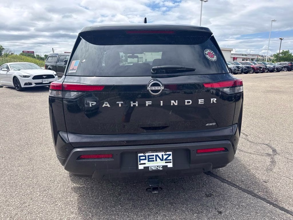 2023 Super Black Nissan Pathfinder S 4X4 SUV