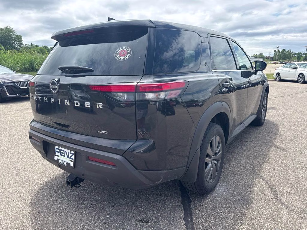 2023 Super Black Nissan Pathfinder S 4X4 SUV