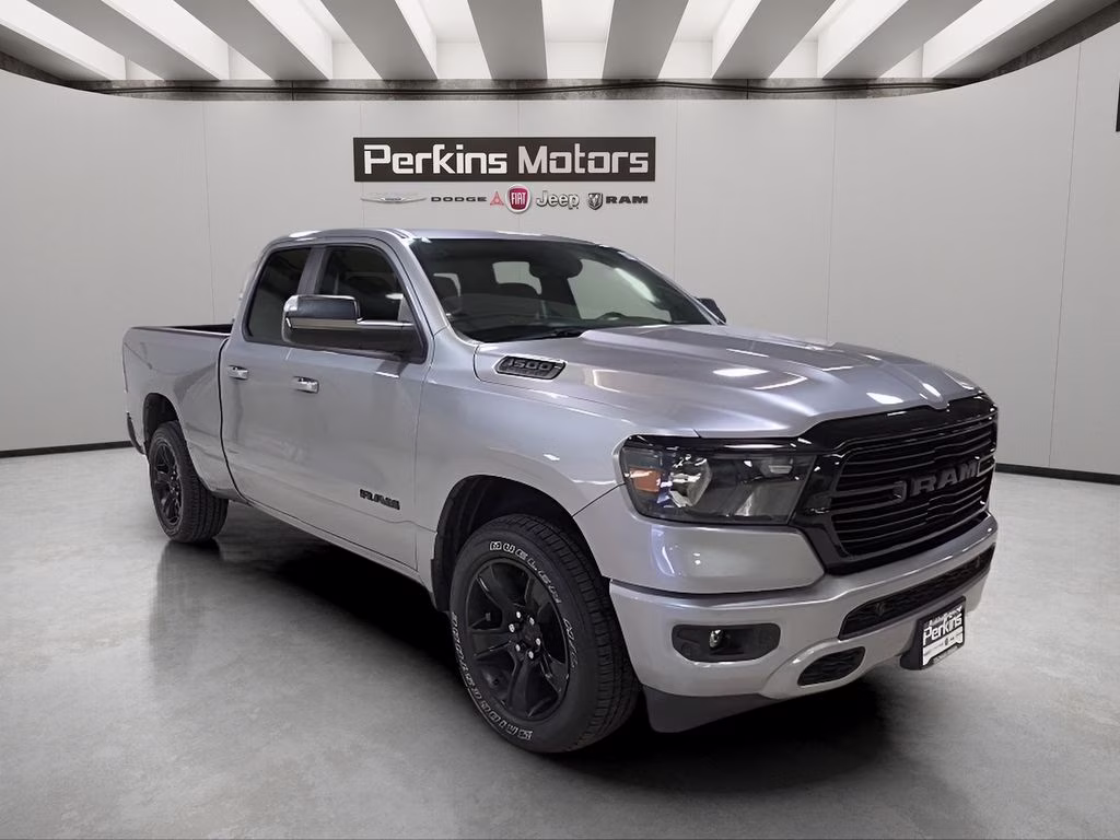 2021 Billet Silver Metallic Clearcoat Ram 1500 Big Horn/Lone Star 4X4 Truck