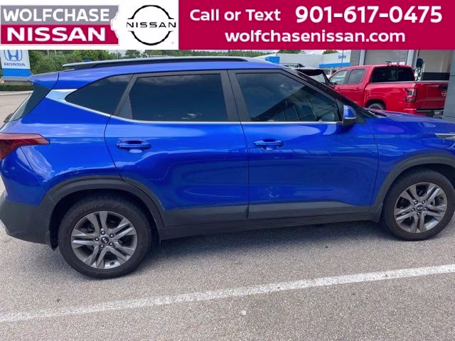 2021 Neptune Blue Kia Seltos S FWD SUV