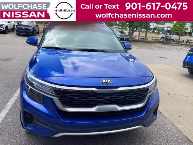 2021 Neptune Blue Kia Seltos S FWD SUV