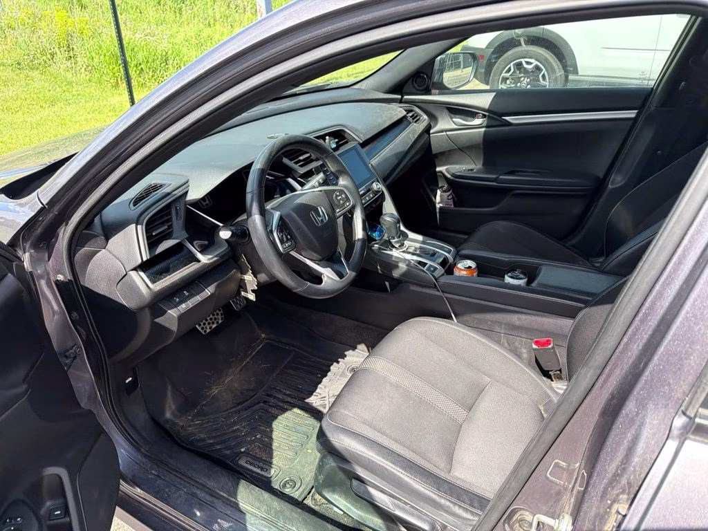 2020 Polished Metal Metallic Honda Civic Sport FWD Sedan