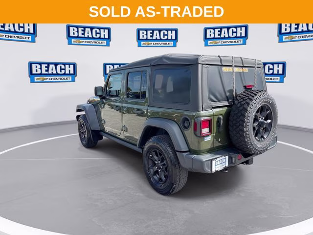 2020 Green Clearcoat Jeep Wrangler Unlimited Sport 4X4 SUV