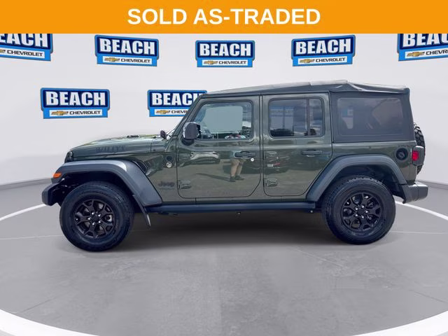 2020 Green Clearcoat Jeep Wrangler Unlimited Sport 4X4 SUV