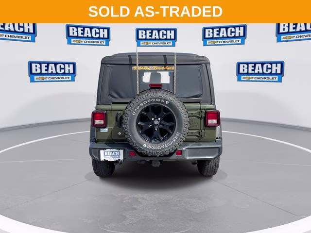 2020 Green Clearcoat Jeep Wrangler Unlimited Sport 4X4 SUV