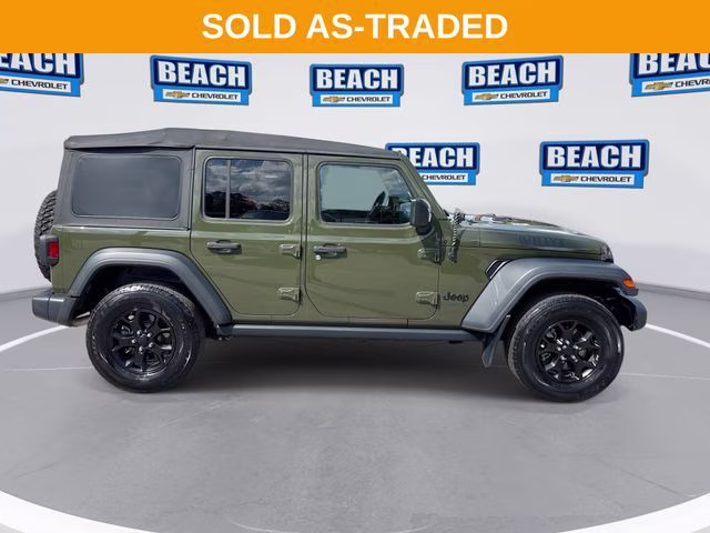 2020 Green Clearcoat Jeep Wrangler Unlimited Sport 4X4 SUV