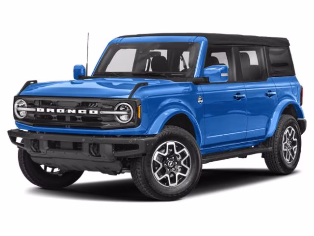 2022 Blue Metallic Ford Bronco Outer Banks 4X4 SUV