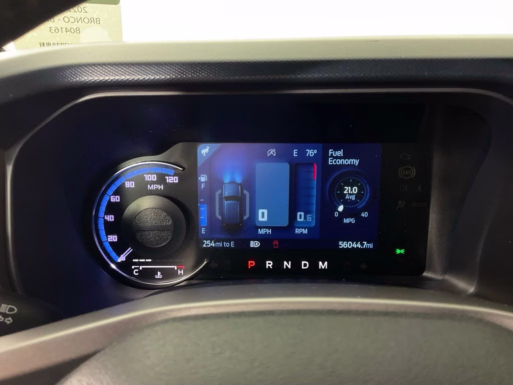 2022 Blue Metallic Ford Bronco Outer Banks 4X4 SUV