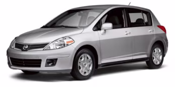 2011 Arctic Blue Nissan Versa 1.8 S FWD Hatchback