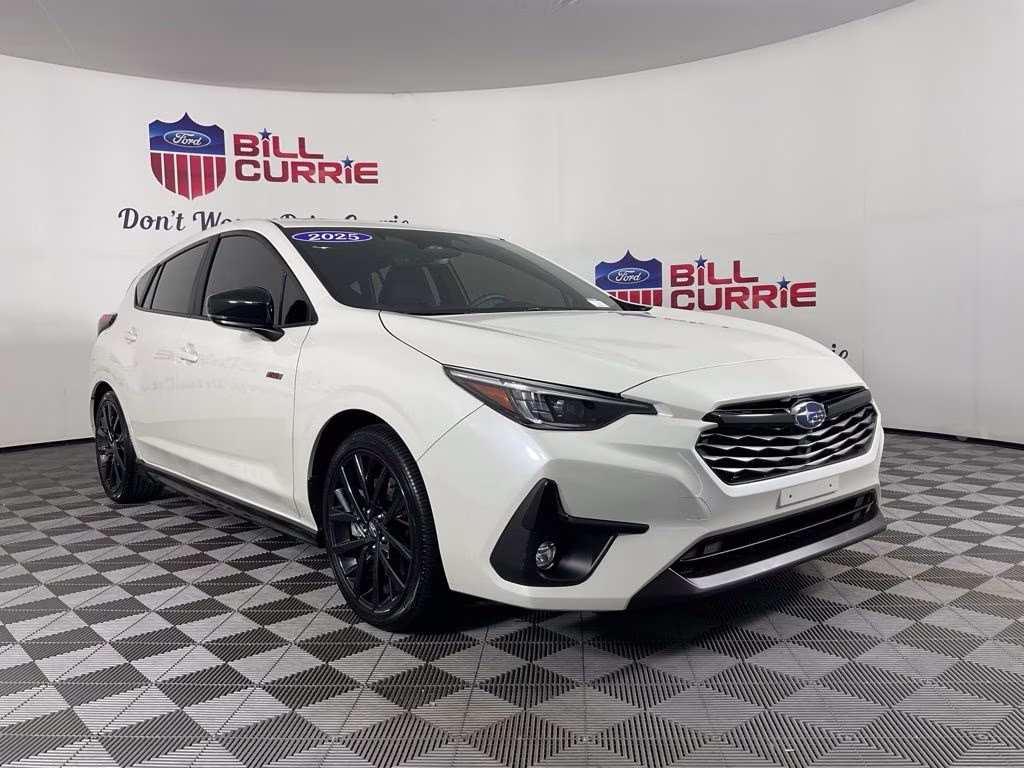 2025 Crystal White Pearl Subaru Impreza 2.5RS AWD Hatchback