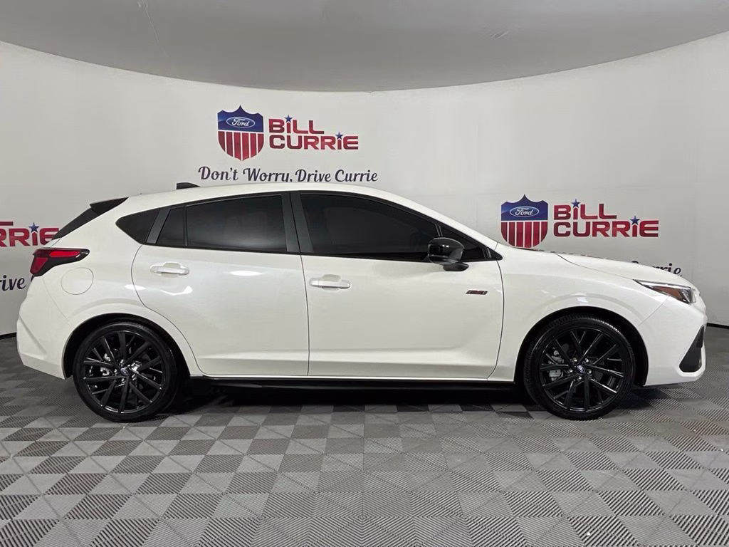 2025 Crystal White Pearl Subaru Impreza 2.5RS AWD Hatchback