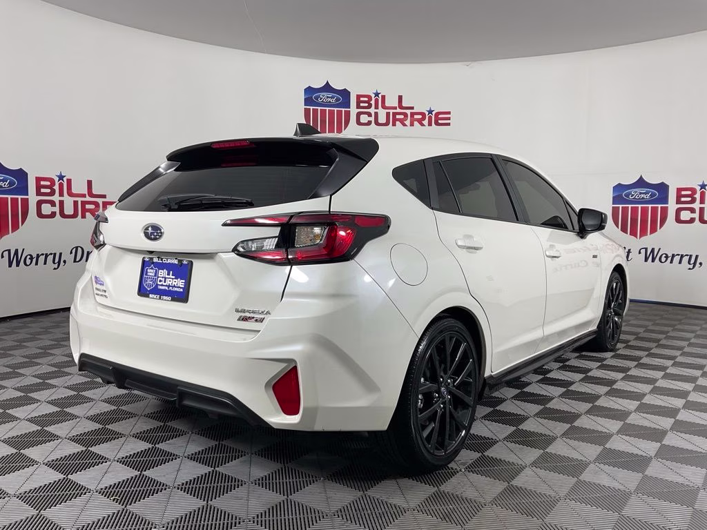 2025 Crystal White Pearl Subaru Impreza 2.5RS AWD Hatchback
