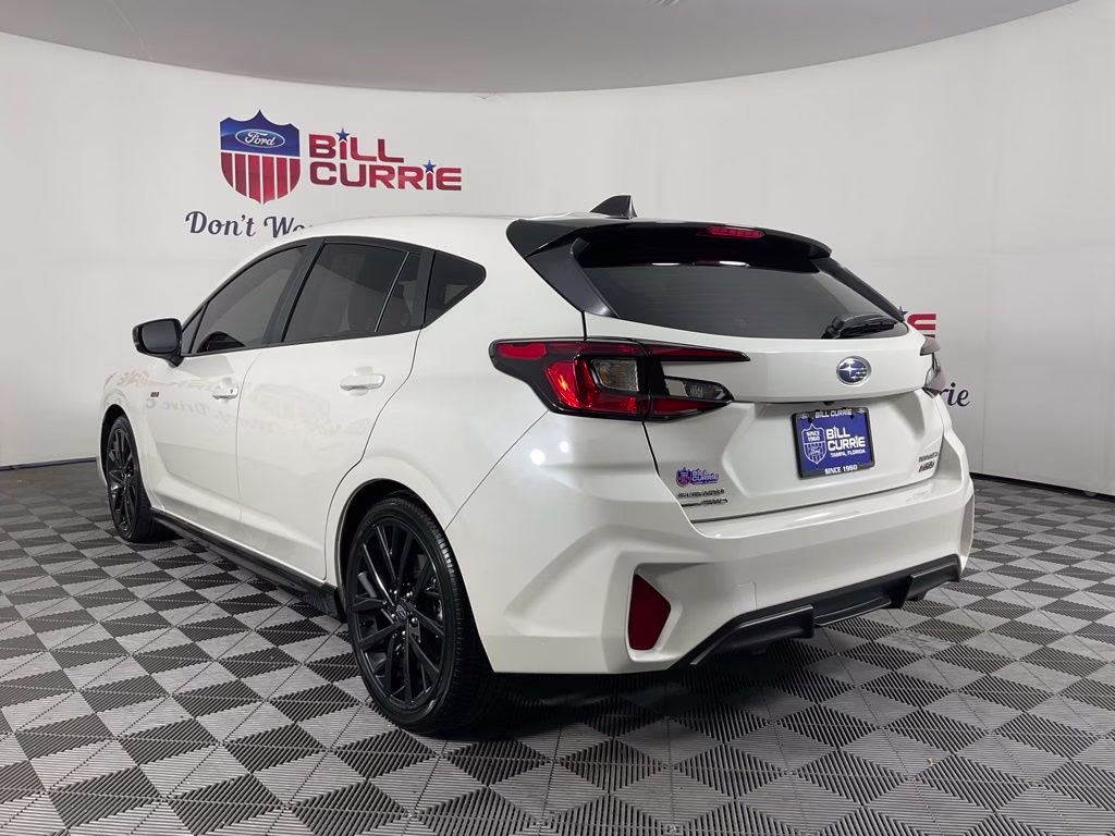 2025 Crystal White Pearl Subaru Impreza 2.5RS AWD Hatchback