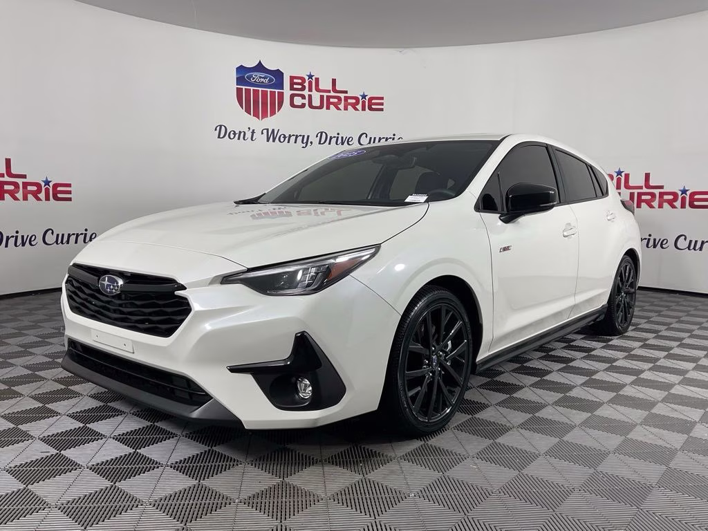 2025 Crystal White Pearl Subaru Impreza 2.5RS AWD Hatchback
