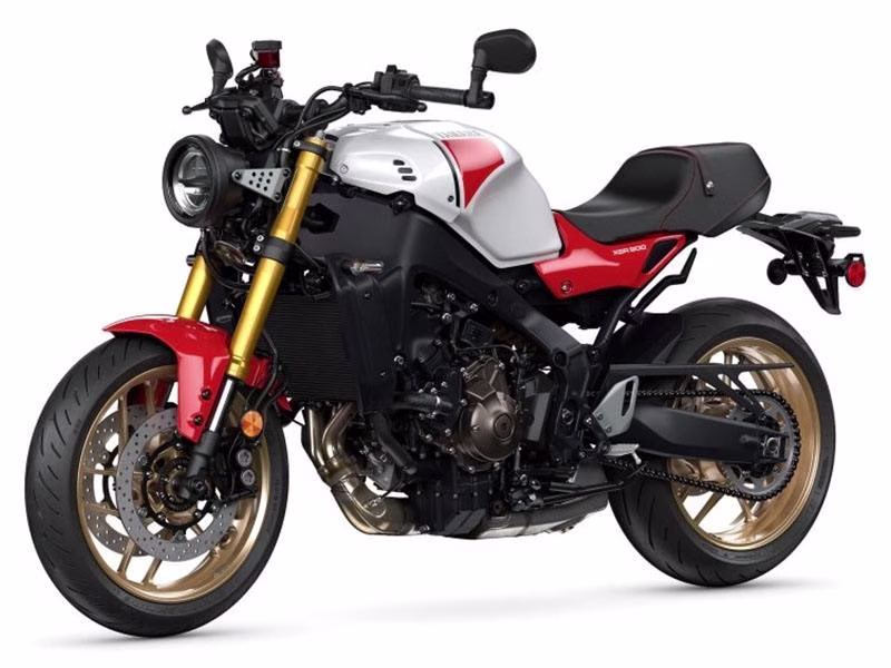 2024 Heritage White Yamaha XSR900 Motorcycle