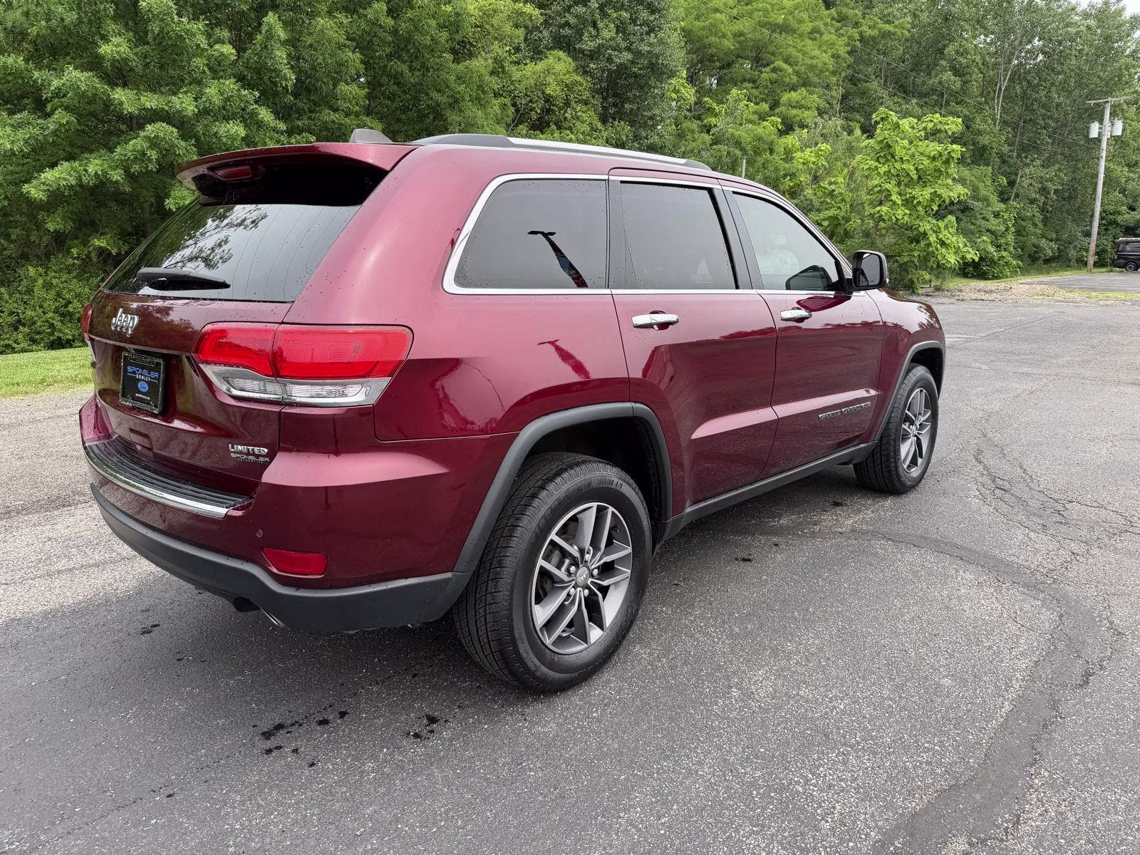 2017 Velvet Red Jeep Grand Cherokee Limited 4X4 Crossover