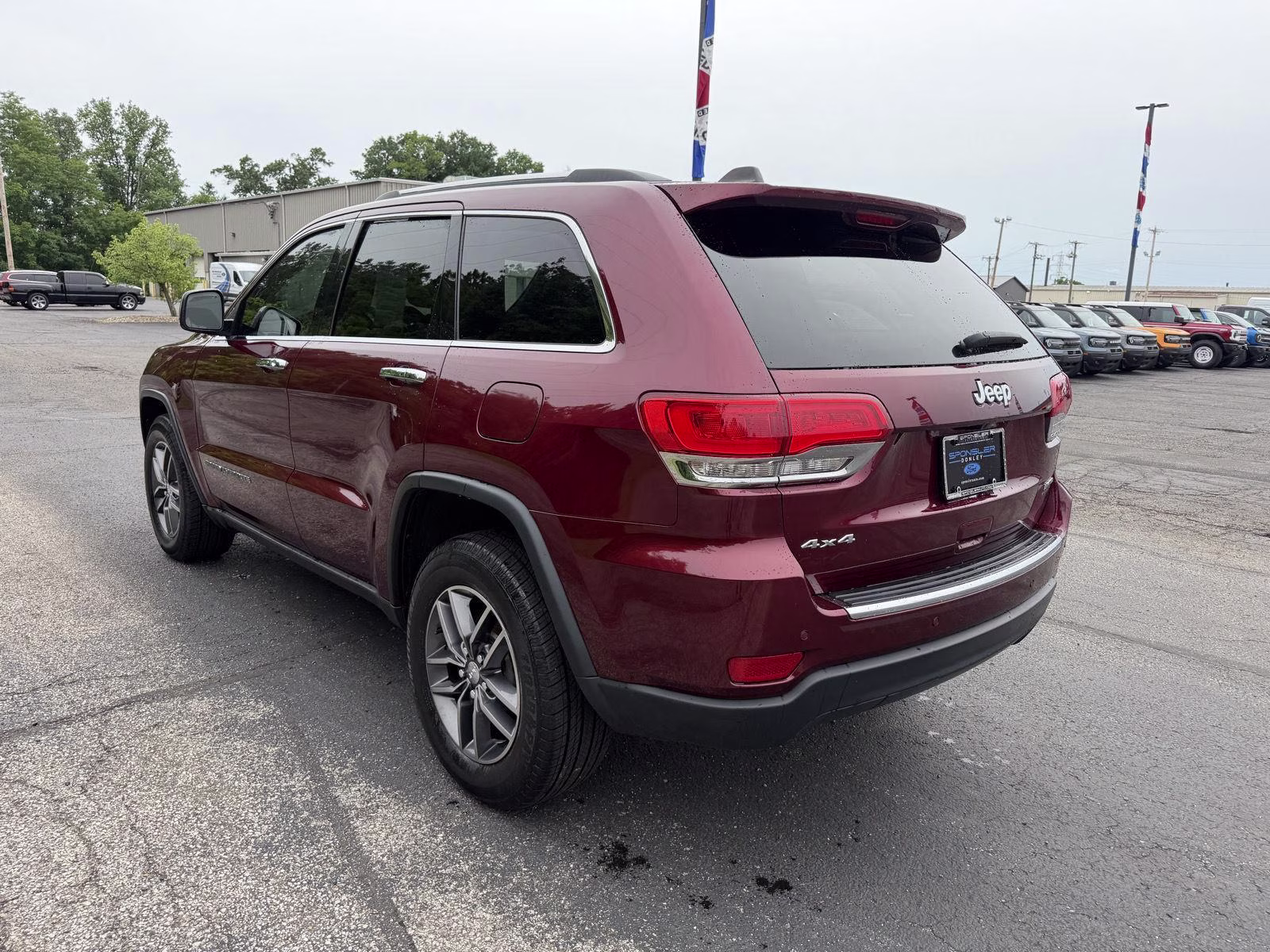 2017 Velvet Red Jeep Grand Cherokee Limited 4X4 Crossover