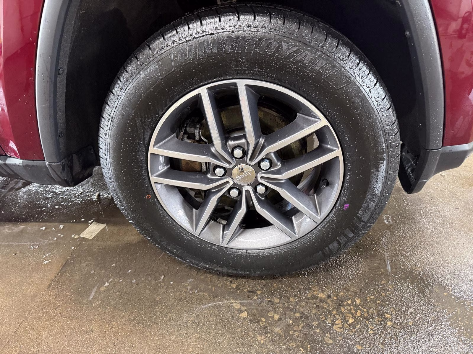 2017 Velvet Red Jeep Grand Cherokee Limited 4X4 Crossover