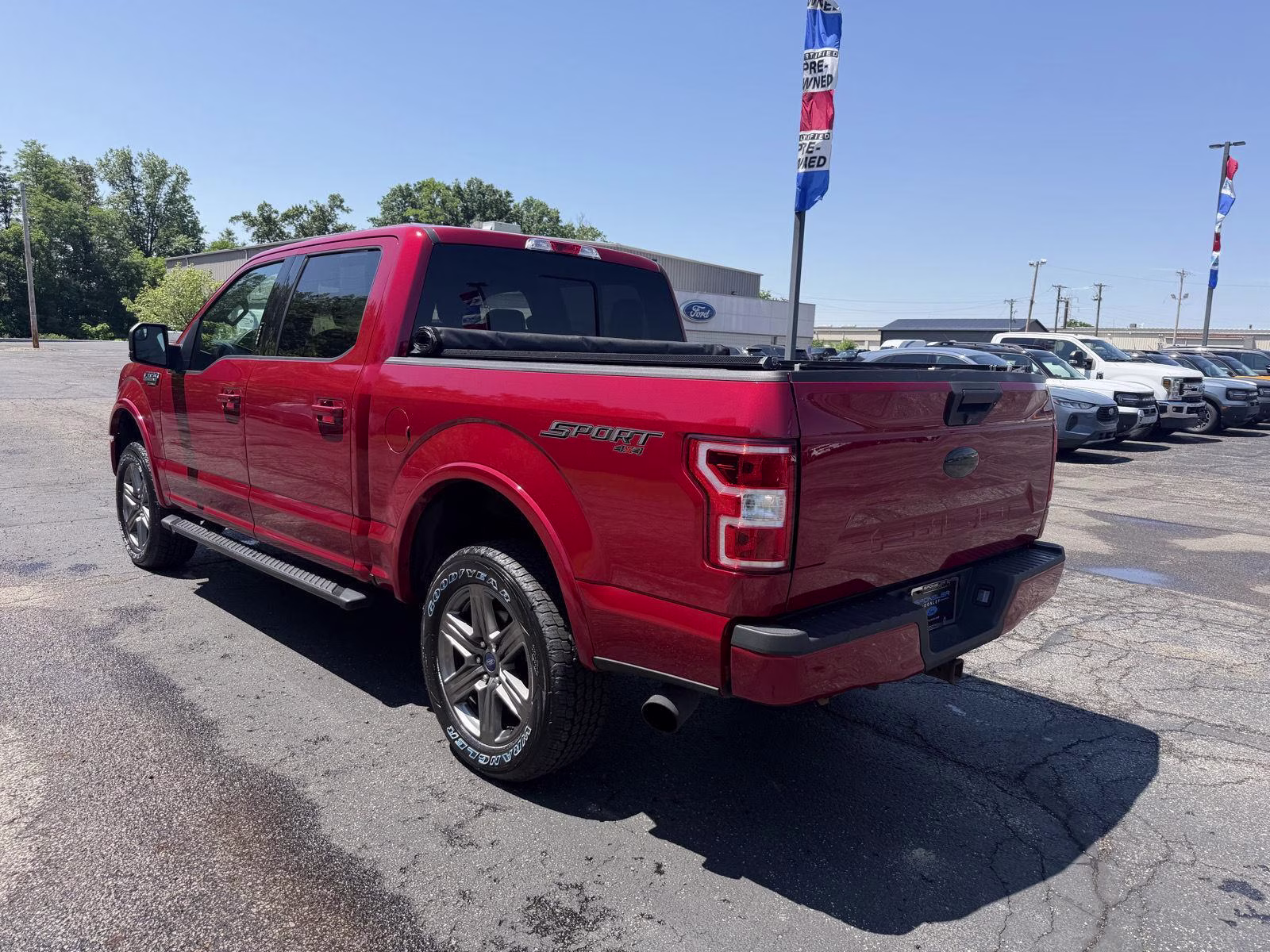 2020 Rapid Red Ford F150 SUPERCREW XLT 4X4 Truck