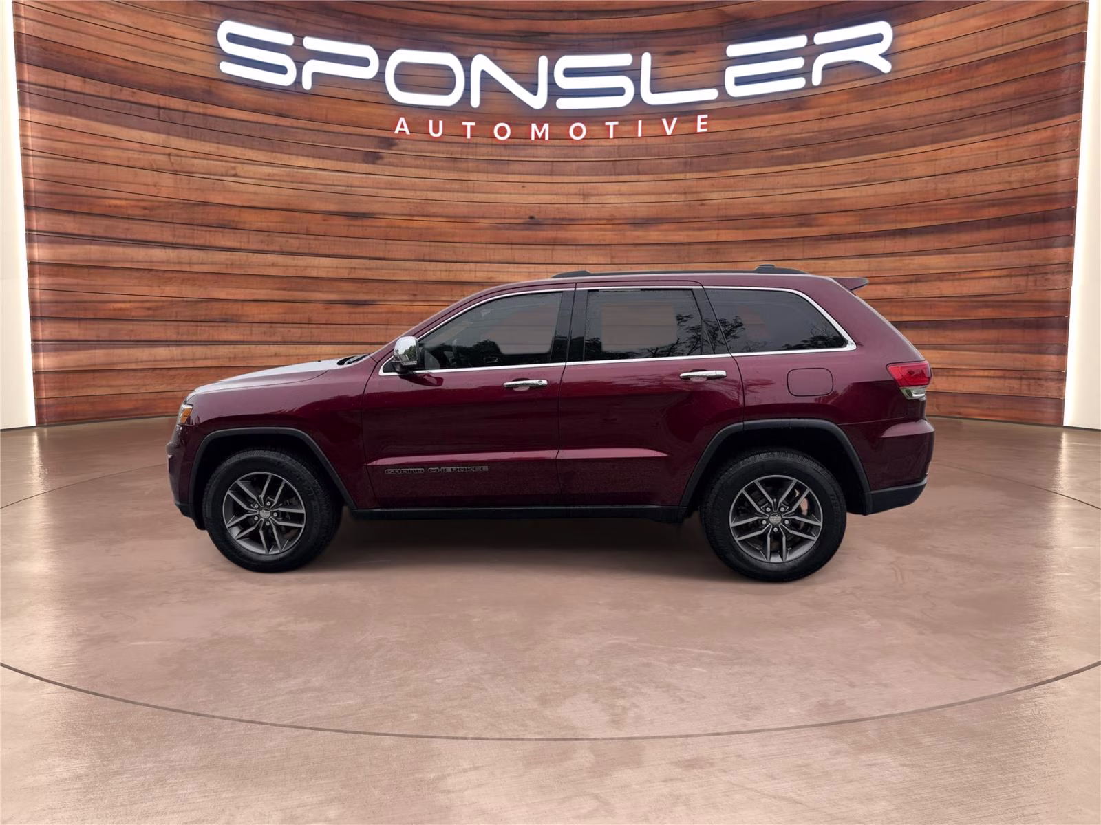 2017 Velvet Red Jeep Grand Cherokee Limited 4X4 Crossover