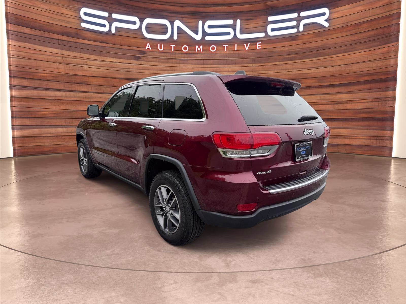 2017 Velvet Red Jeep Grand Cherokee Limited 4X4 Crossover