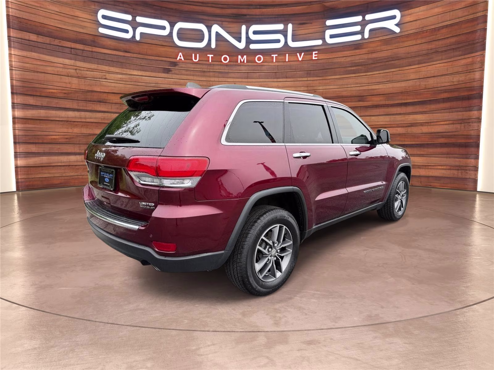2017 Velvet Red Jeep Grand Cherokee Limited 4X4 Crossover