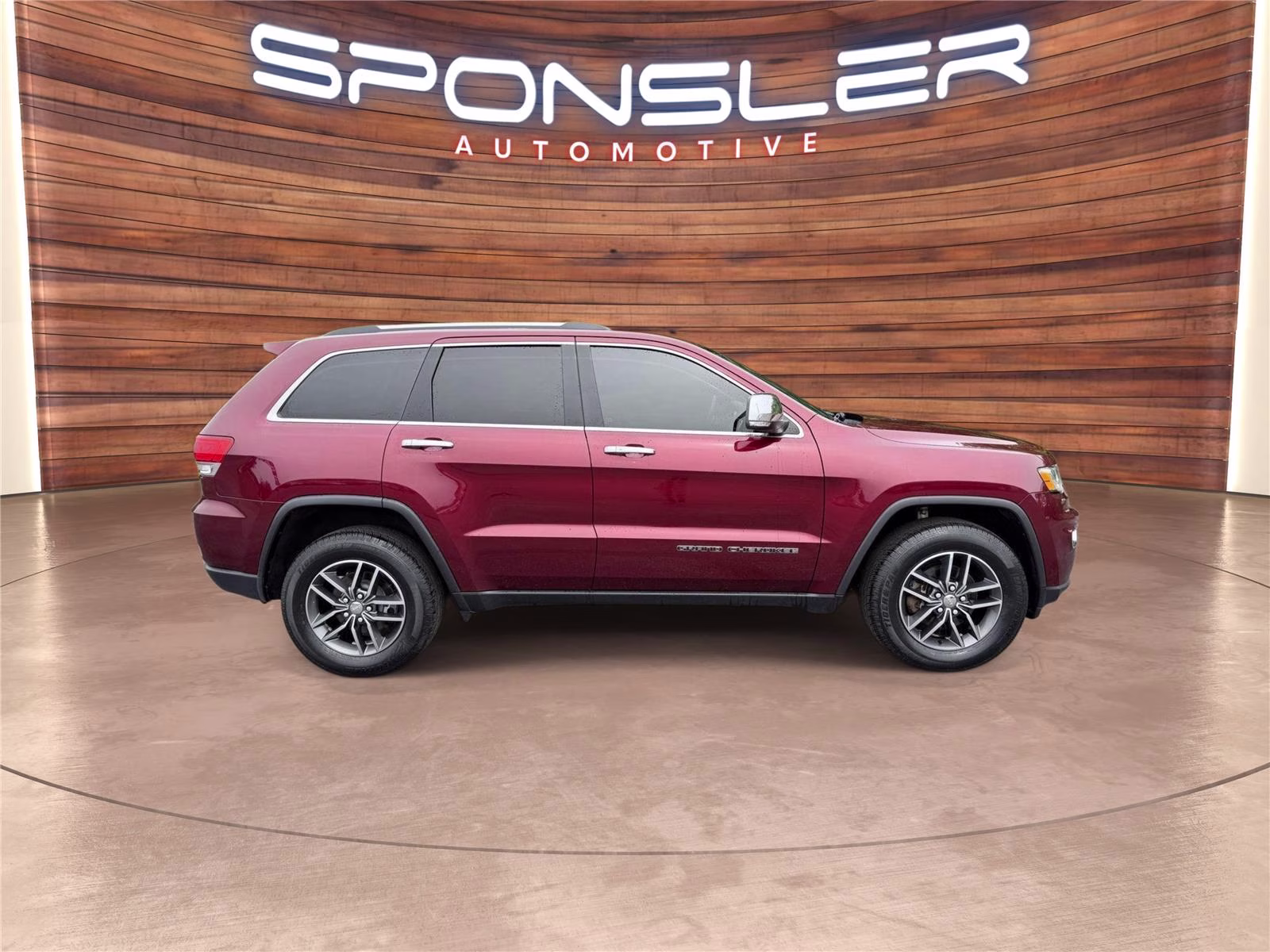 2017 Velvet Red Jeep Grand Cherokee Limited 4X4 Crossover