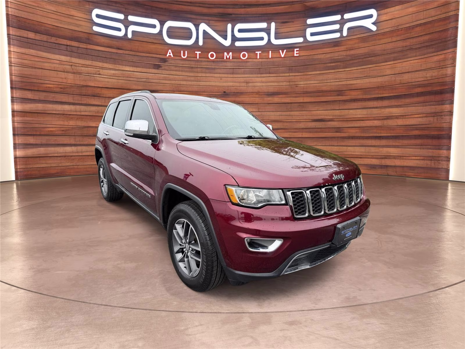 2017 Velvet Red Jeep Grand Cherokee Limited 4X4 Crossover