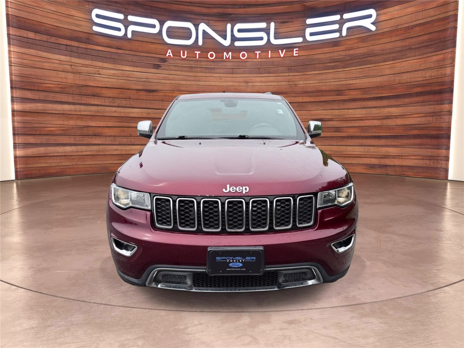 2017 Velvet Red Jeep Grand Cherokee Limited 4X4 Crossover