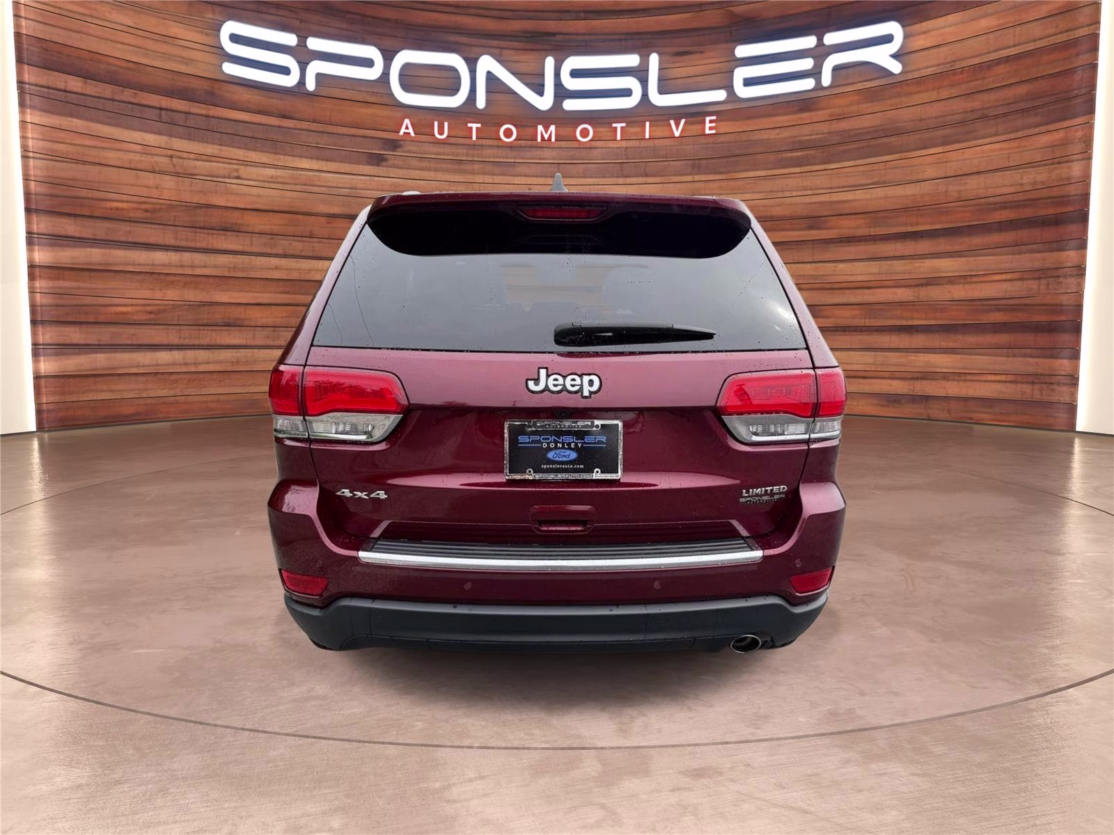 2017 Velvet Red Jeep Grand Cherokee Limited 4X4 Crossover