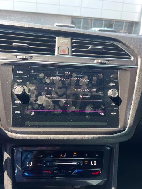 2022 White Volkswagen Tiguan 2.0T SE R-Line Black FWD SUV