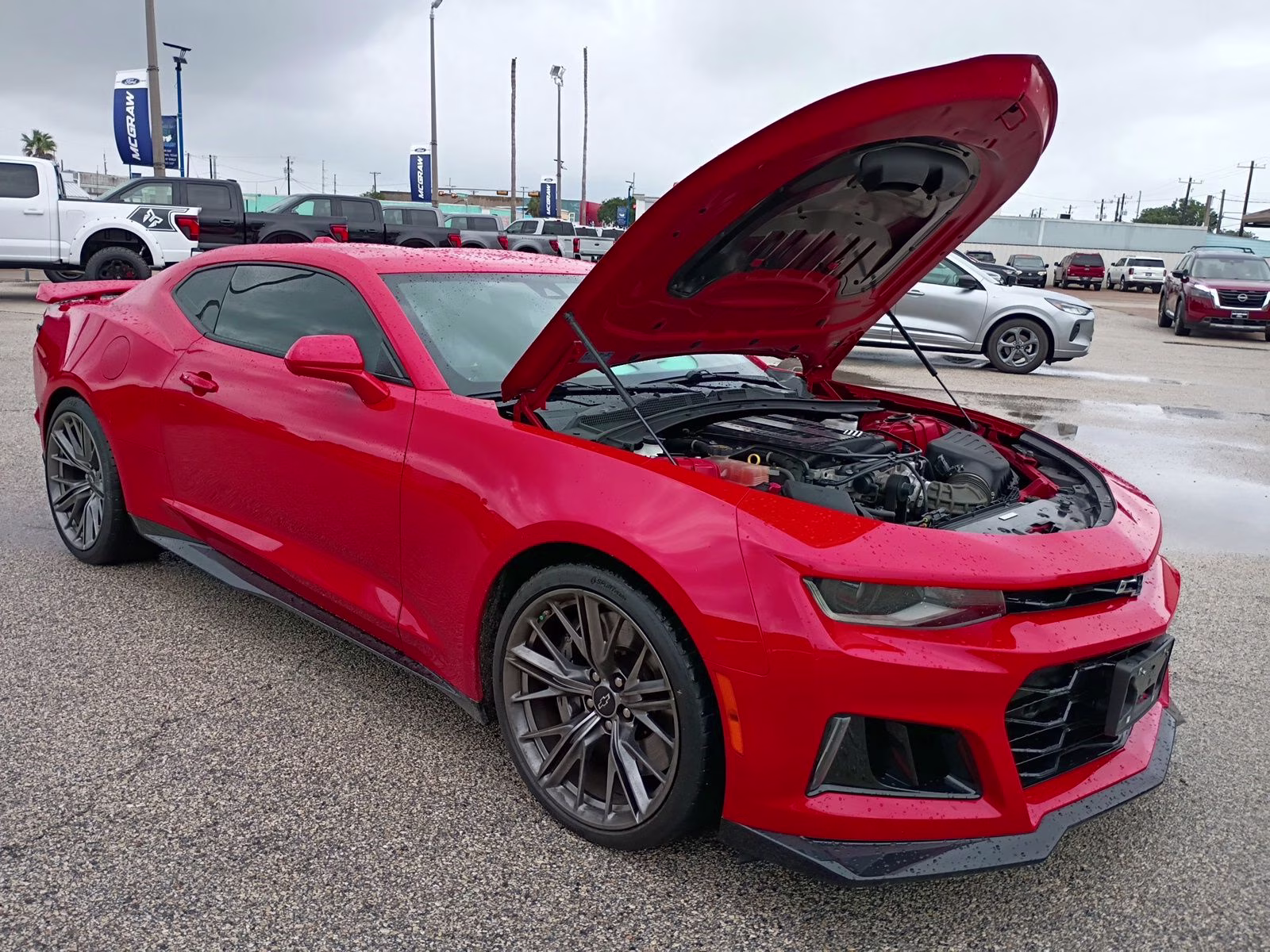 2022 Red Chevrolet Camaro ZL1 RWD Coupe
