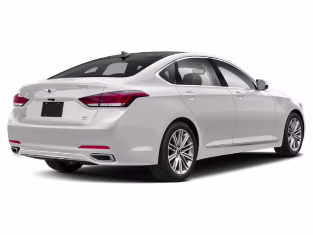 2018 Casablanca White Genesis G80 3.8L RWD Sedan