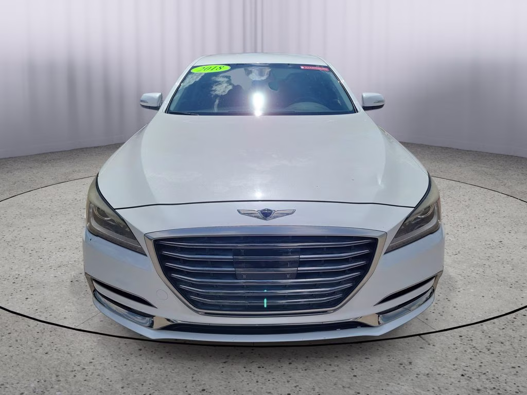 2018 Casablanca White Genesis G80 3.8L RWD Sedan