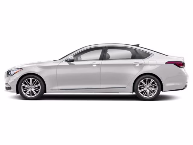 2018 Casablanca White Genesis G80 3.8L RWD Sedan