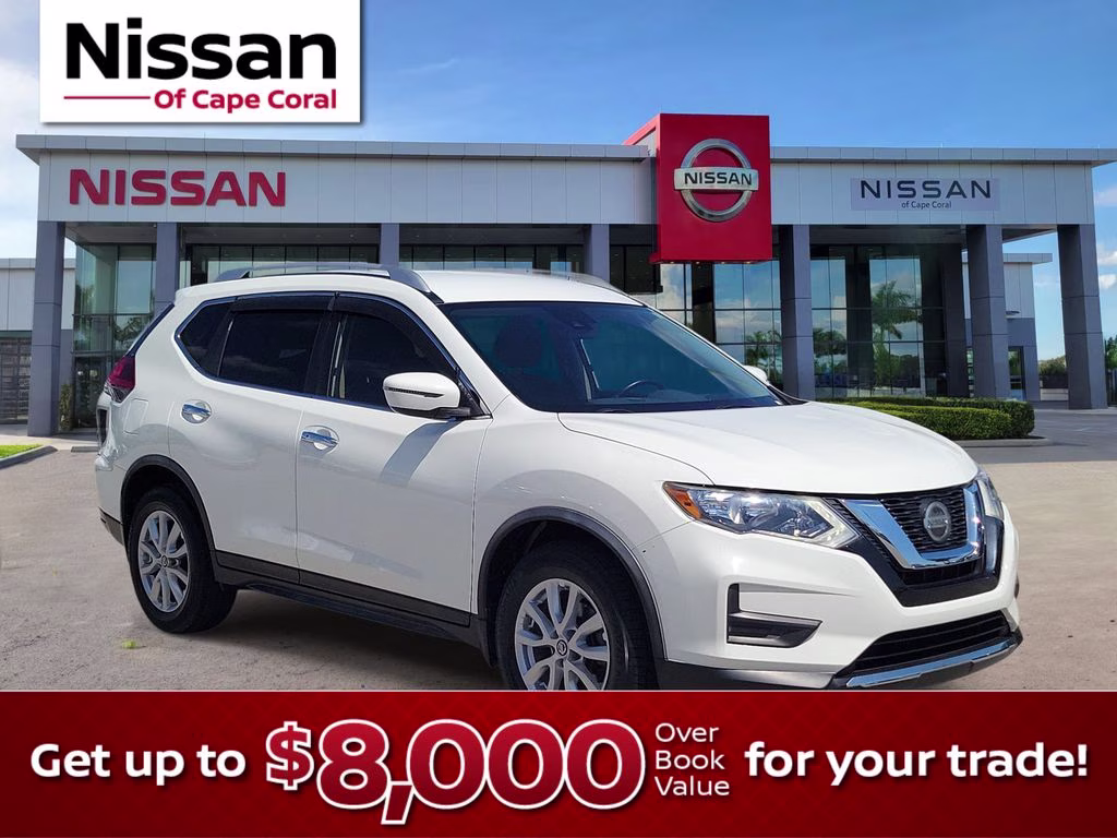 2020 Glacier White Nissan Rogue SV FWD SUV
