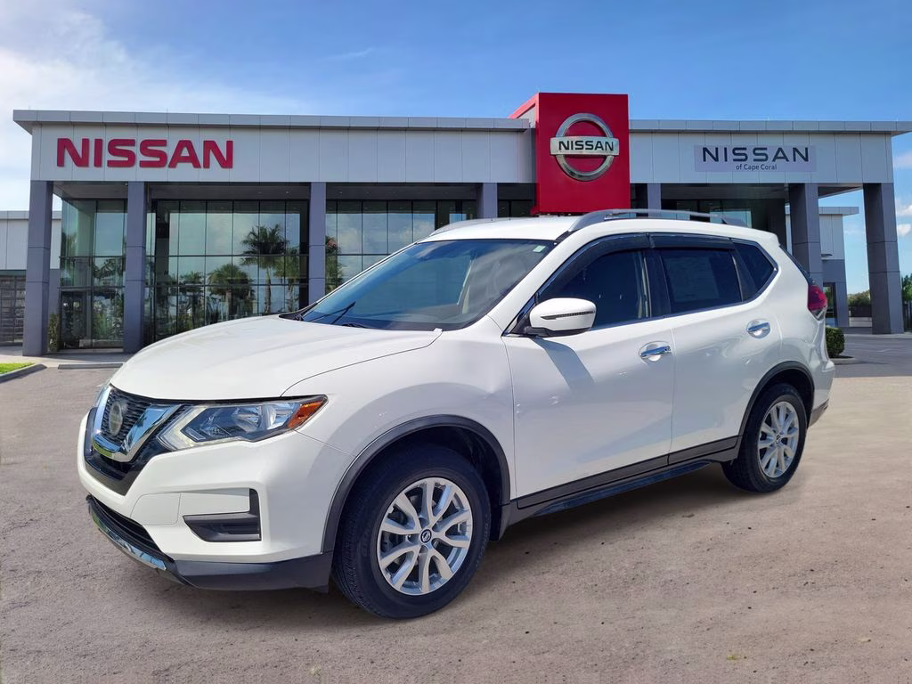 2020 Glacier White Nissan Rogue SV FWD SUV