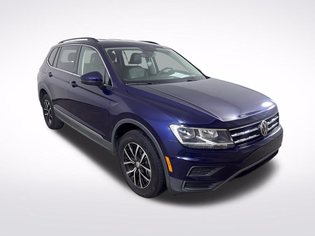 2021 Atlantic Blue Metallic Volkswagen Tiguan 2.0T SE FWD SUV