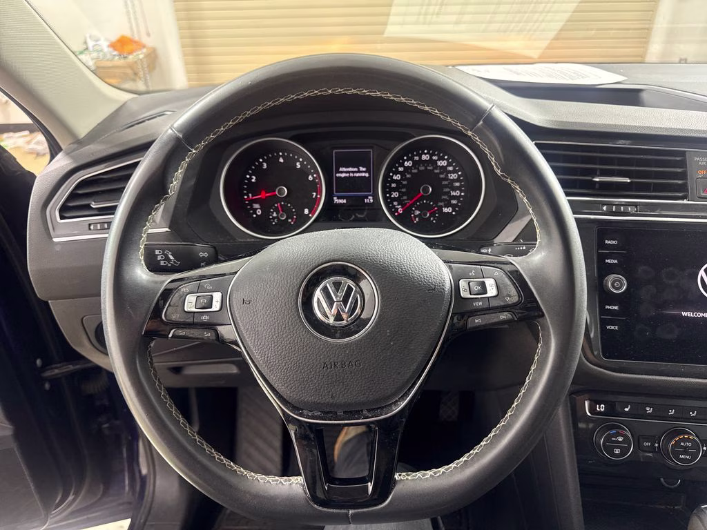 2021 Atlantic Blue Metallic Volkswagen Tiguan 2.0T SE FWD SUV
