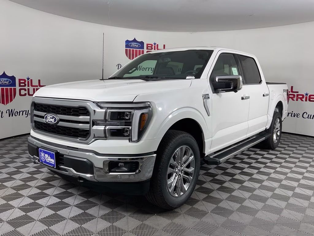 2026 White Metallic Ford F-150 Lariat 4X4 Truck