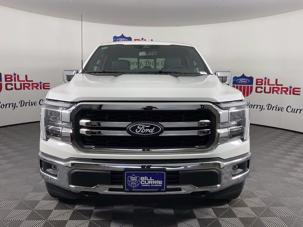 2026 White Metallic Ford F-150 Lariat 4X4 Truck