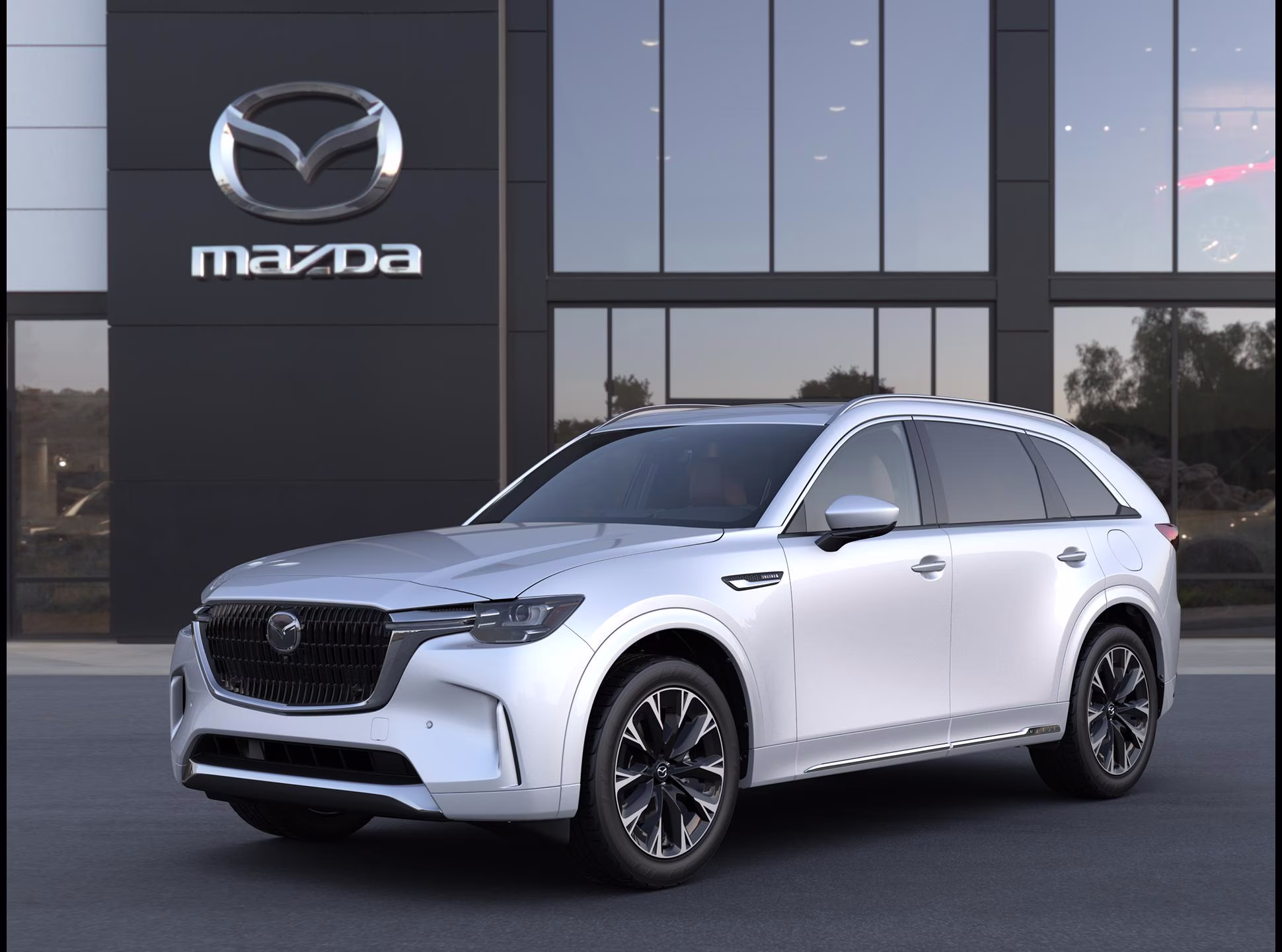 2026 Rhodium White Premium Mazda Mazda CX-90 3.3 Turbo S Premium Plus AWD AWD SUV