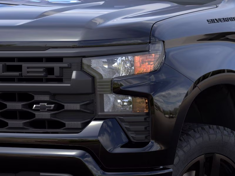 2026 Black Chevrolet Silverado 1500 Custom 4X4 Truck