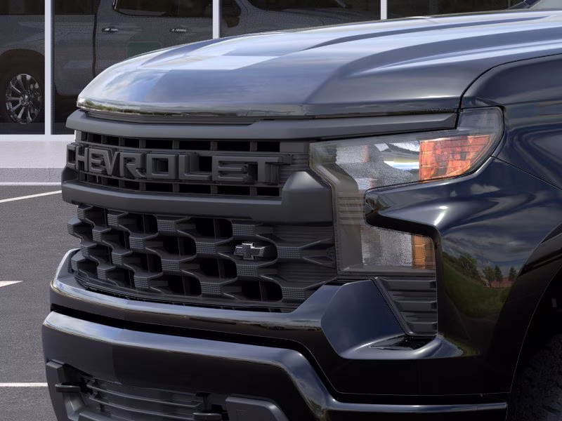 2026 Black Chevrolet Silverado 1500 Custom 4X4 Truck