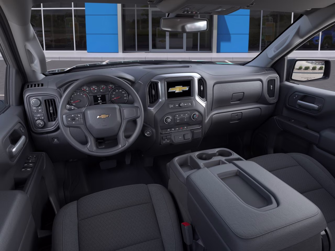 2026 Black Chevrolet Silverado 1500 Custom 4X4 Truck